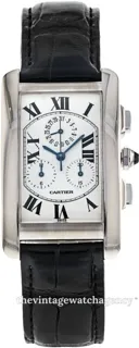 Cartier Tank W2603356 18k white gold Silver