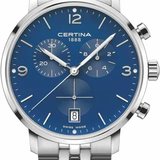 Certina DS Caimano C035.417.11.047.00 42mm Stainless steel Blue