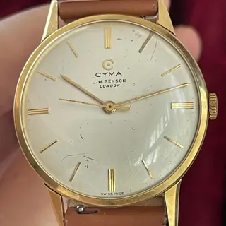 Cyma 35mm Yellow gold White