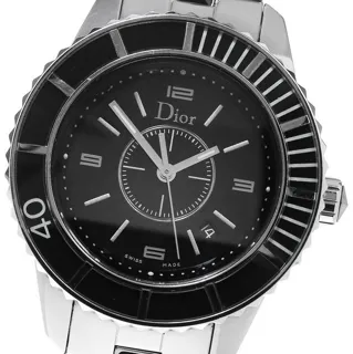 Dior Christal CD 11311F 34mm Stainless steel Black