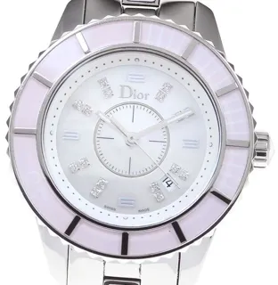 Dior Christal CD113114 34mm Stainless steel White