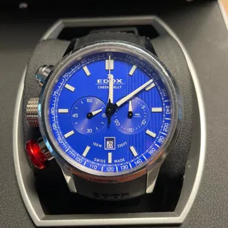 Edox Chronorally ED10302-37N-BUIN Steel Blue