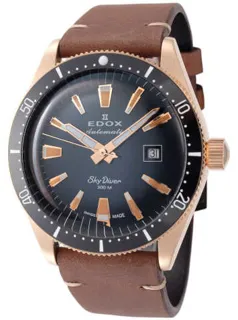 Edox SkyDiver 80126-BRN-BUIDR Stainless steel Blue