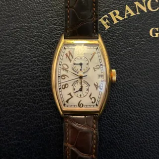 Franck Muller Master Banker 5850 MB 32mm Yellow gold Silver