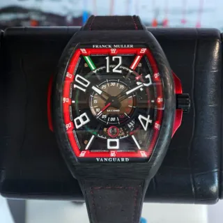 Franck Muller Vanguard V45SCDTSQTRC6 44mm Carbon fiber Black