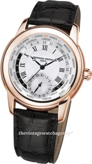 Frédérique Constant Manufacture FC-718MC4H4 42mm Rose gold colored steel Silver