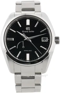 Grand Seiko Heritage SBGA467G Brushed/polished steel Black