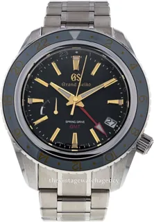 Grand Seiko Sport Collection SBGE215G 44mm Brushed/polished titanium Black