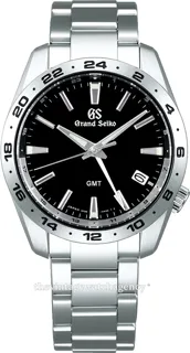 Grand Seiko Sport Collection SBGN027G 39mm Brushed/polished steel Black