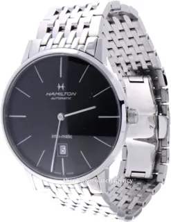 Hamilton Jazzmaster H37512131 Stainless steel Black