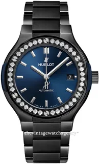 Hublot Classic Fusion 568.CM.7170.CM Black ceramic Blue