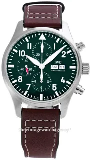 IWC Pilot IW377726 Stainless steel Green