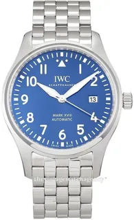 IWC Pilot Mark IW327016 Stainless steel Blue