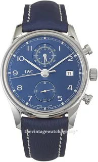 IWC Portugieser IW390303 Stainless steel Blue