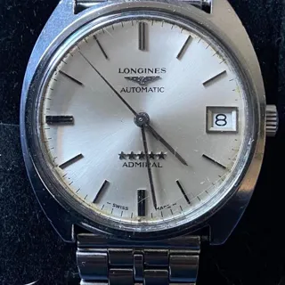 Longines Admiral () 35mm Steel Silver