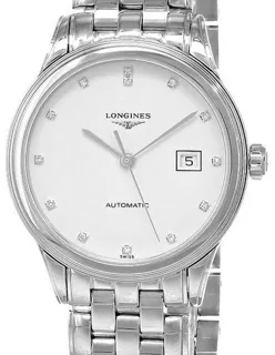 Longines Flagship L4.374.4.27.6 30mm Stainless steel White