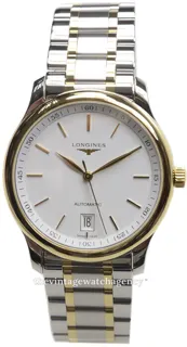 Longines Master Collection L2.628.5.12.7 Yellow gold and Stainless steel White