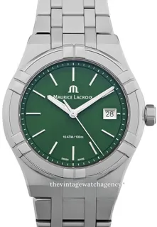 Maurice Lacroix AIKON AI1108-SS002-630-1 Stainless steel Green