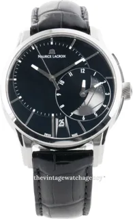 Maurice Lacroix Pontos PT6118-SS001-331 Stainless steel Black