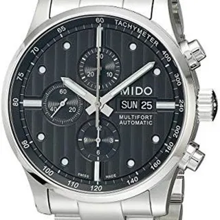 Mido Multifort M005.614.11.061.00 44mm Stainless steel Gray