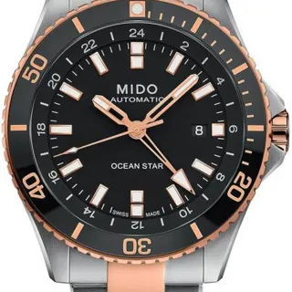 Mido Ocean Star GMT M026.629.22.051.00 44mm Stainless steel Black