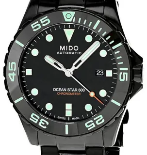 Mido Ocean Star M0266083305100 43.5mm Stainless steel Black