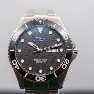 Mido Ocean Star M042.430.44.051.00 42.5mm Titanium Black