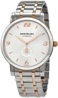 Montblanc Star 107916 39mm Stainless steel and Red gold Silver