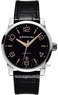 Montblanc TimeWalker 101551 42mm Stainless steel Black