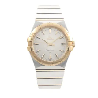 Omega Constellation Quartz 123.20.35.60.02.001 Red gold Silver