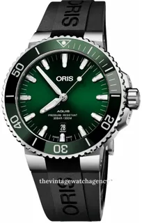 Oris Aquis Date 01 733 7730 4157-07 4 24 64EB Stainless steel Green