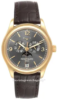 Patek Philippe Annual Calendar 5146J-001 39mm Yellow gold Beige