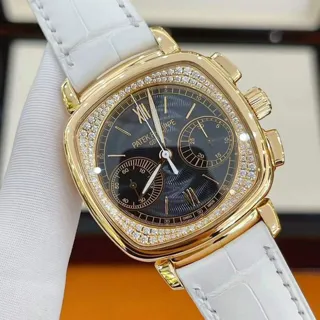 Patek Philippe Chronograph 7071R-010 35mm Rose gold Black