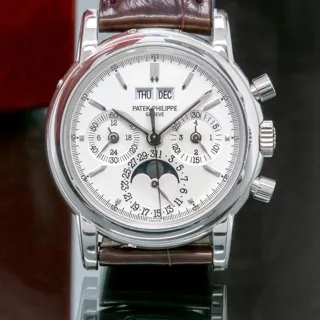 Patek Philippe Perpetual Calendar Chronograph 3970EP-021 36mm Platinum Silver