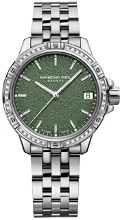 Raymond Weil Tango Stainless steel green