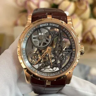 Roger Dubuis Excalibur RDDBEX0422 42mm Rose gold Skeletonized