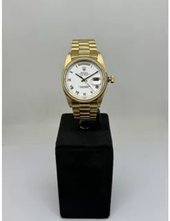 Rolex Day-Date 36 18038-001 Yellow gold White