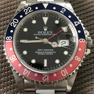 Rolex GMT-Master 16700 40mm Stainless steel Black