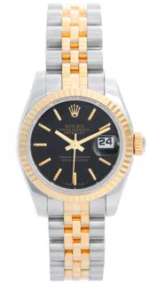 Rolex Lady-Datejust 179173 Yellow gold and Stainless steel Black