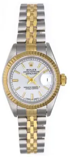 Rolex Lady-Datejust 69173 Stainless steel and 18k yellow gold White