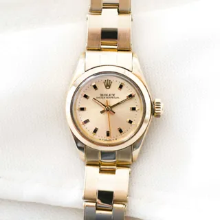 Rolex Oyster 6718-01 Yellow gold champagne