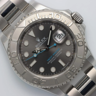 Rolex Yacht-Master 116622-0003 Platinum and Stainless steel Grey$Rhodium