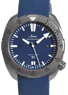 Sinn Diving Watches 1014.011 45mm Titanium Blue