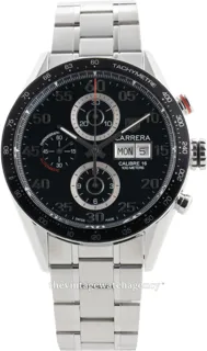 TAG Heuer Carrera CV2A10.BA0796 Stainless steel Black