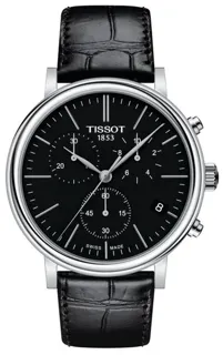 Tissot Carson T122.417.16.051.00 41mm Stainless steel Black