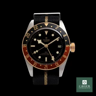 Tudor Black Bay GMT 79833MN-0004 41mm Yellow gold and Stainless steel Black