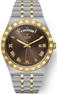 Tudor Royal M28603-0007 41mm Brushed/polished steel Brown