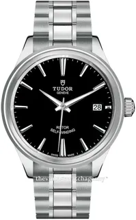 Tudor Style M12500-0002 38mm Stainless steel Black