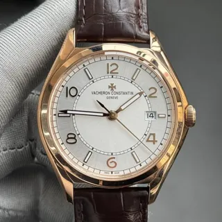 Vacheron Constantin Fiftysix 4600E/000R-B441 40mm Rose gold Silver