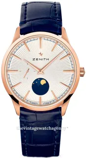 Zenith Elite 18.3100.692/01.C922 40.5mm 18 carat rose gold Silver